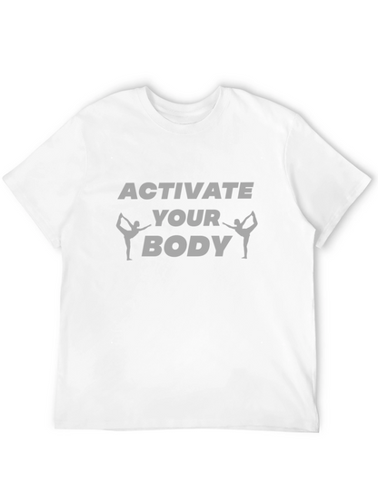 Camiseta Negra: Activa tu cuerpo con yoga