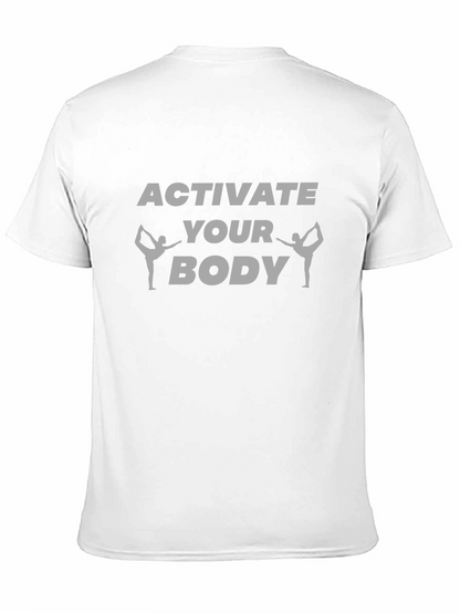 Camiseta Negra: Activa tu cuerpo con yoga