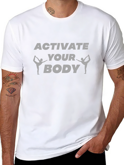 Camiseta Negra: Activa tu cuerpo con yoga