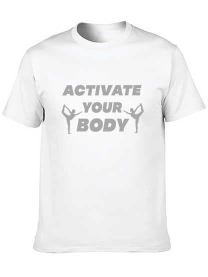 Camiseta Negra: Activa tu cuerpo con yoga