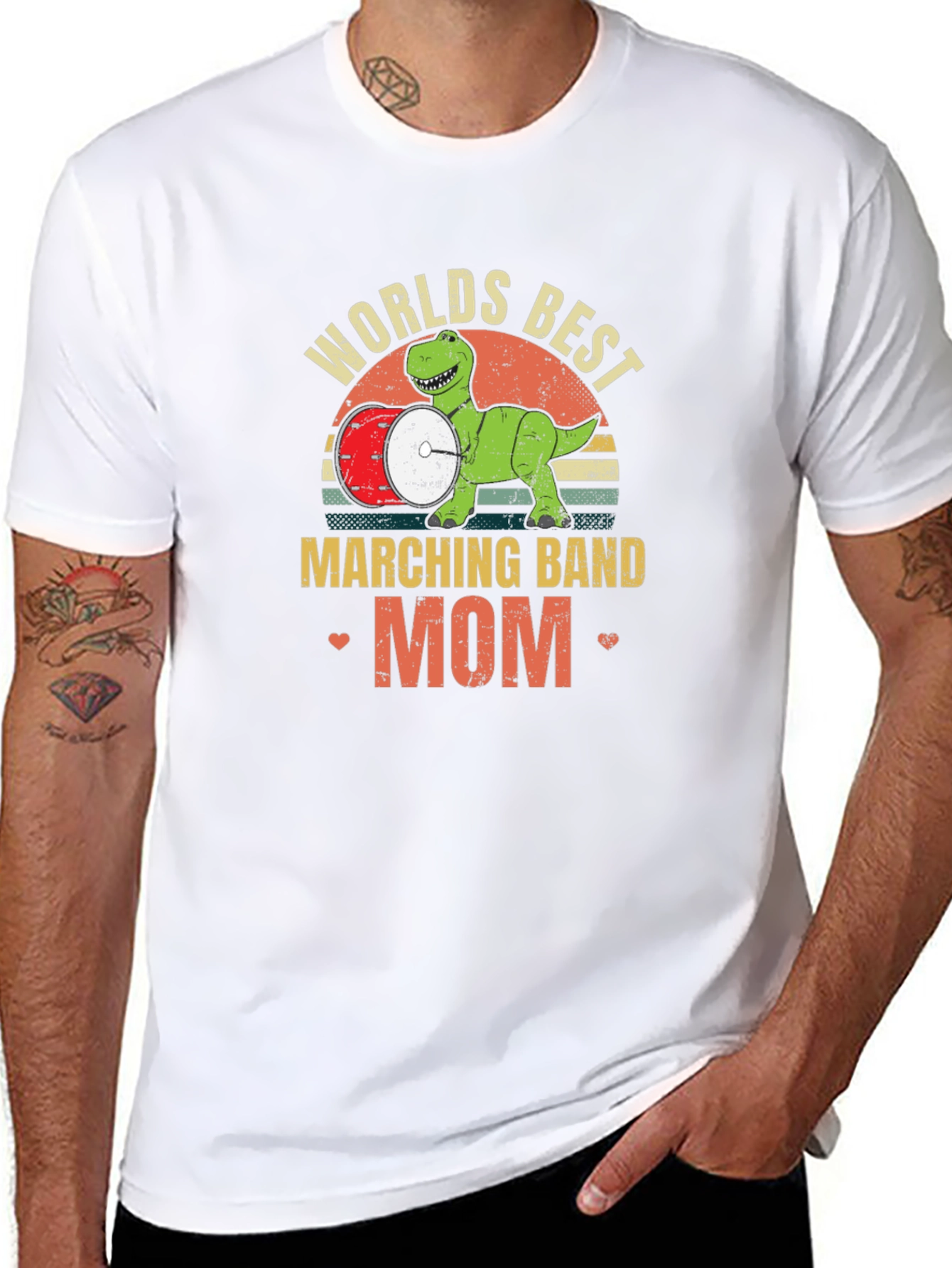Camiseta Worlds Best Marching Band Mom