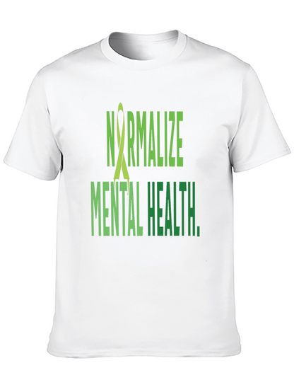 Camiseta Negra Normalizar la Salud Mental