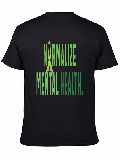Camiseta Negra Normalizar la Salud Mental