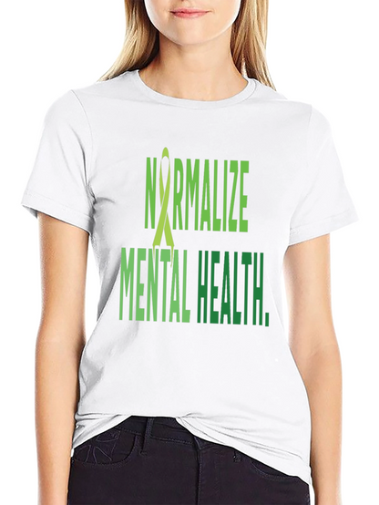 Camiseta Negra Normalizar la Salud Mental