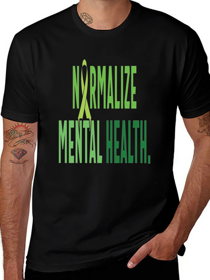 Camiseta Negra Normalizar la Salud Mental