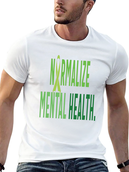 Camiseta Negra Normalizar la Salud Mental