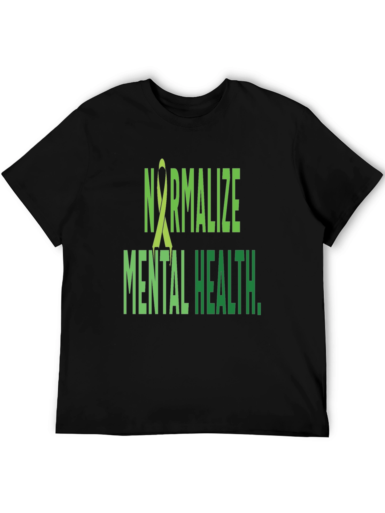 Camiseta Negra Normalizar la Salud Mental