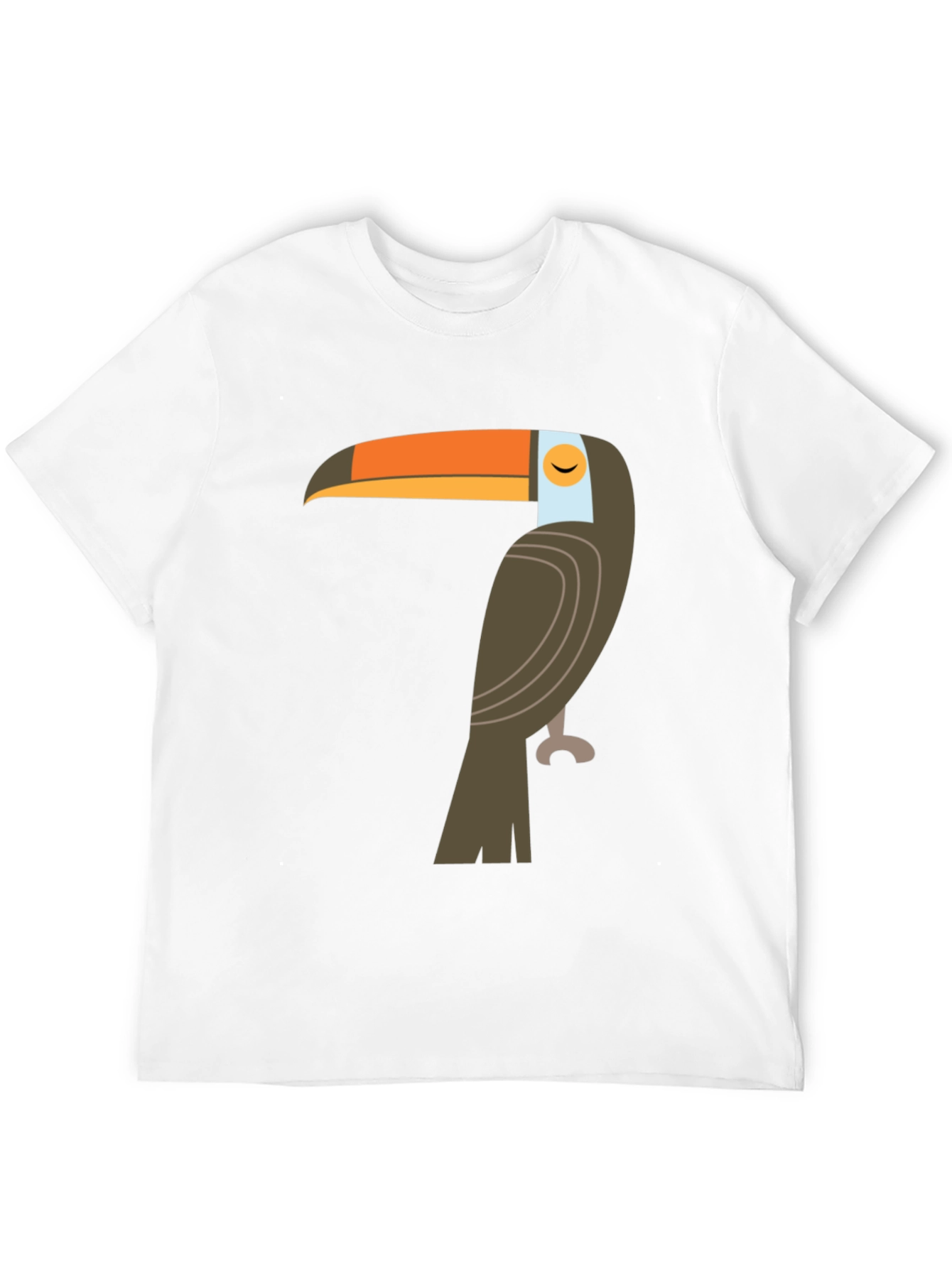 Camiseta Negra con Diseño de Tucán Tropical