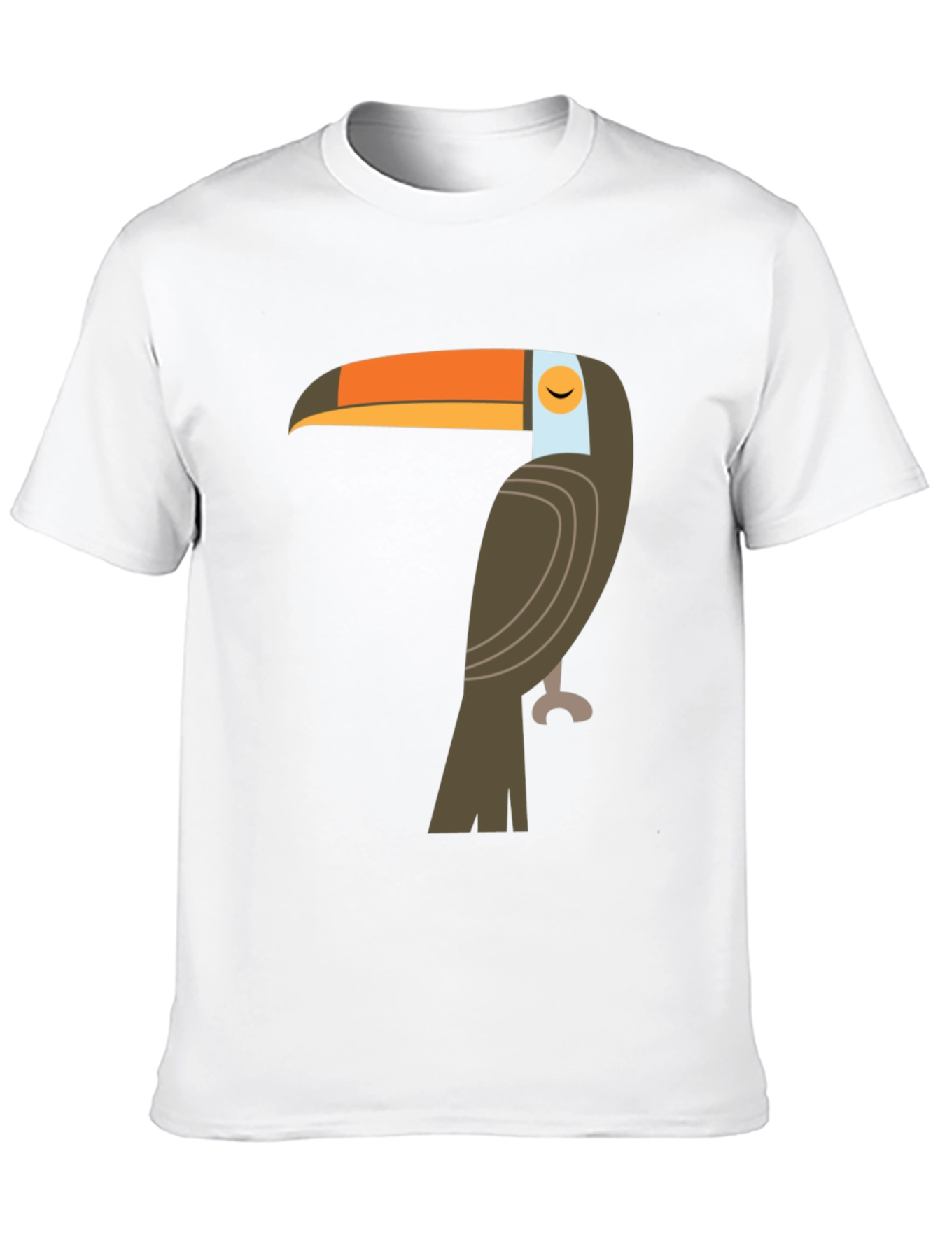 Camiseta Negra con Diseño de Tucán Tropical