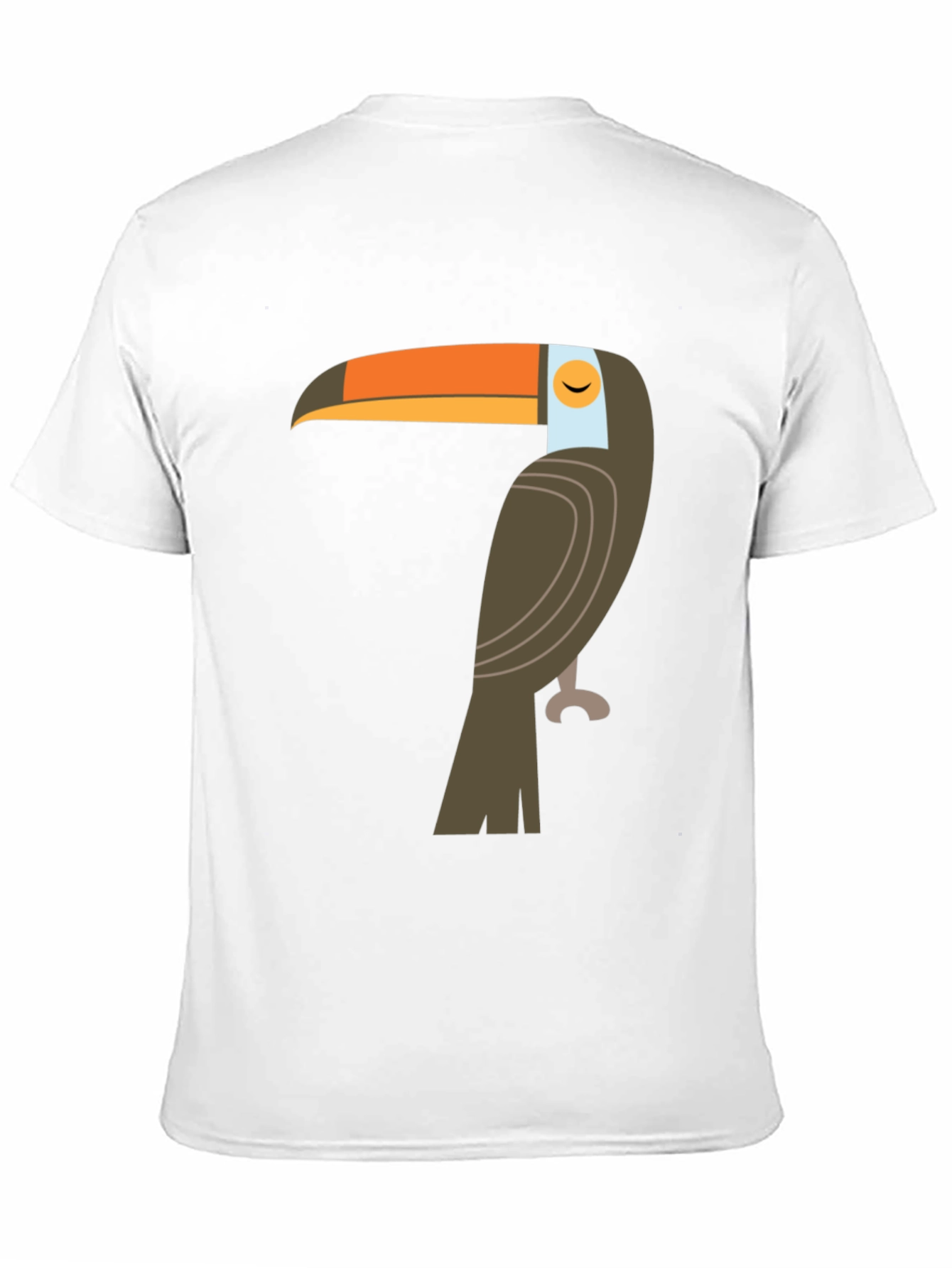 Camiseta Negra con Diseño de Tucán Tropical