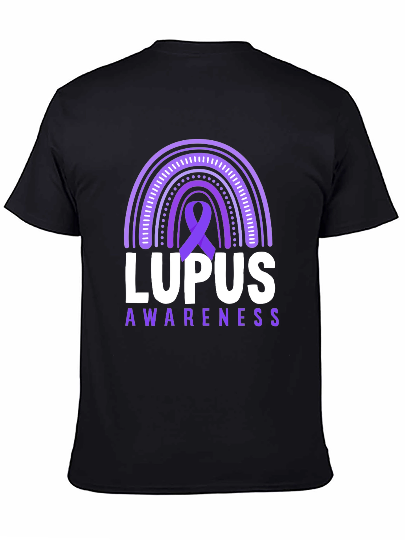 Camiseta Conciencia Lupus Arco Iris Púrpura