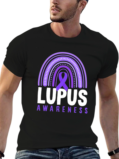 Camiseta Conciencia Lupus Arco Iris Púrpura