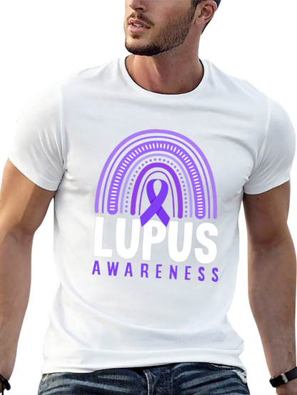 Camiseta Conciencia Lupus Arco Iris Púrpura