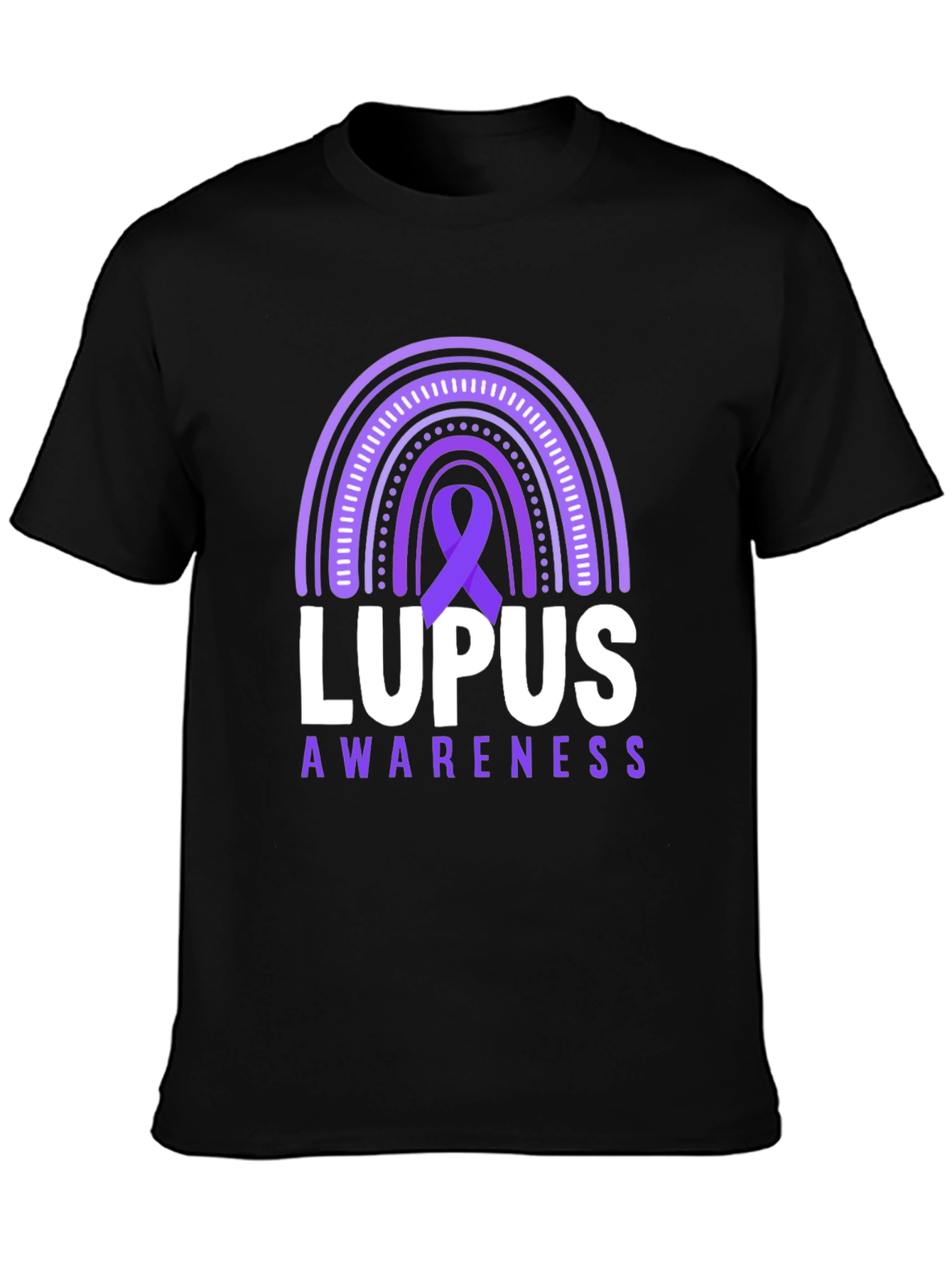 Camiseta Conciencia Lupus Arco Iris Púrpura