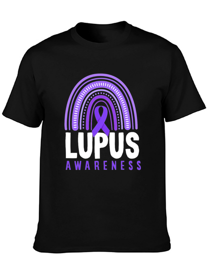 Camiseta Conciencia Lupus Arco Iris Púrpura