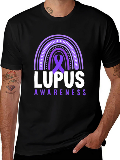 Camiseta Conciencia Lupus Arco Iris Púrpura