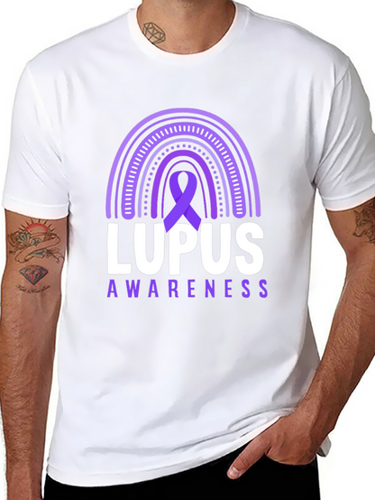 Camiseta Conciencia Lupus Arco Iris Púrpura