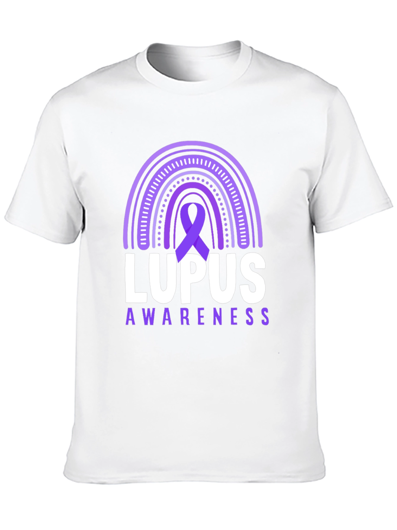 Camiseta Conciencia Lupus Arco Iris Púrpura