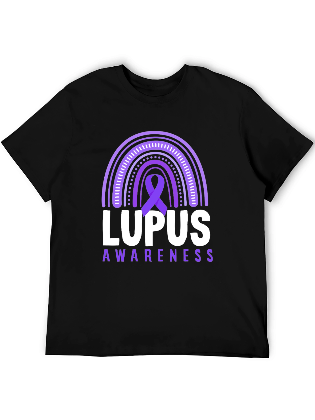 Camiseta Conciencia Lupus Arco Iris Púrpura