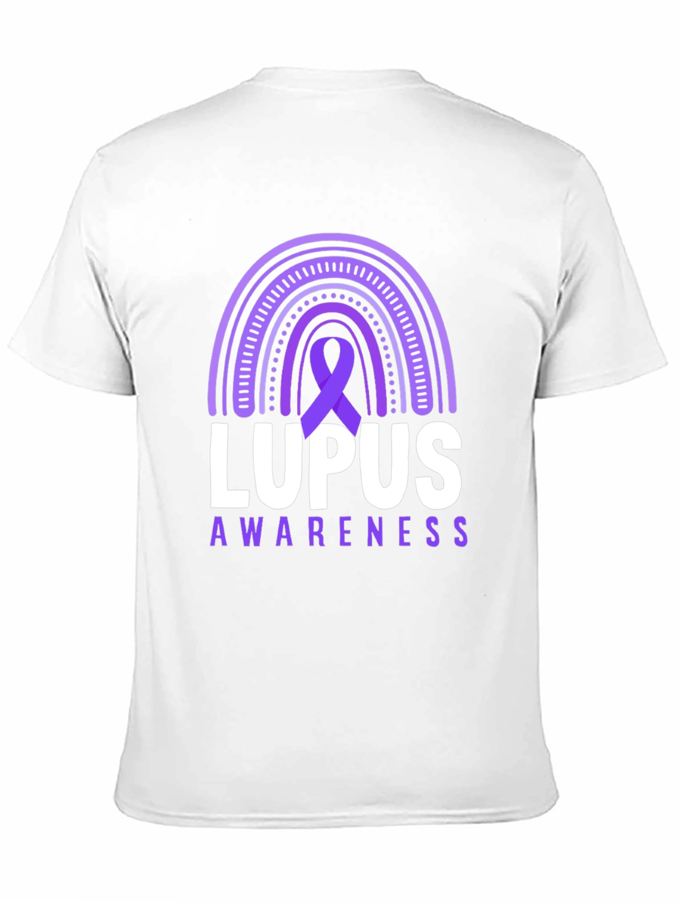 Camiseta Conciencia Lupus Arco Iris Púrpura