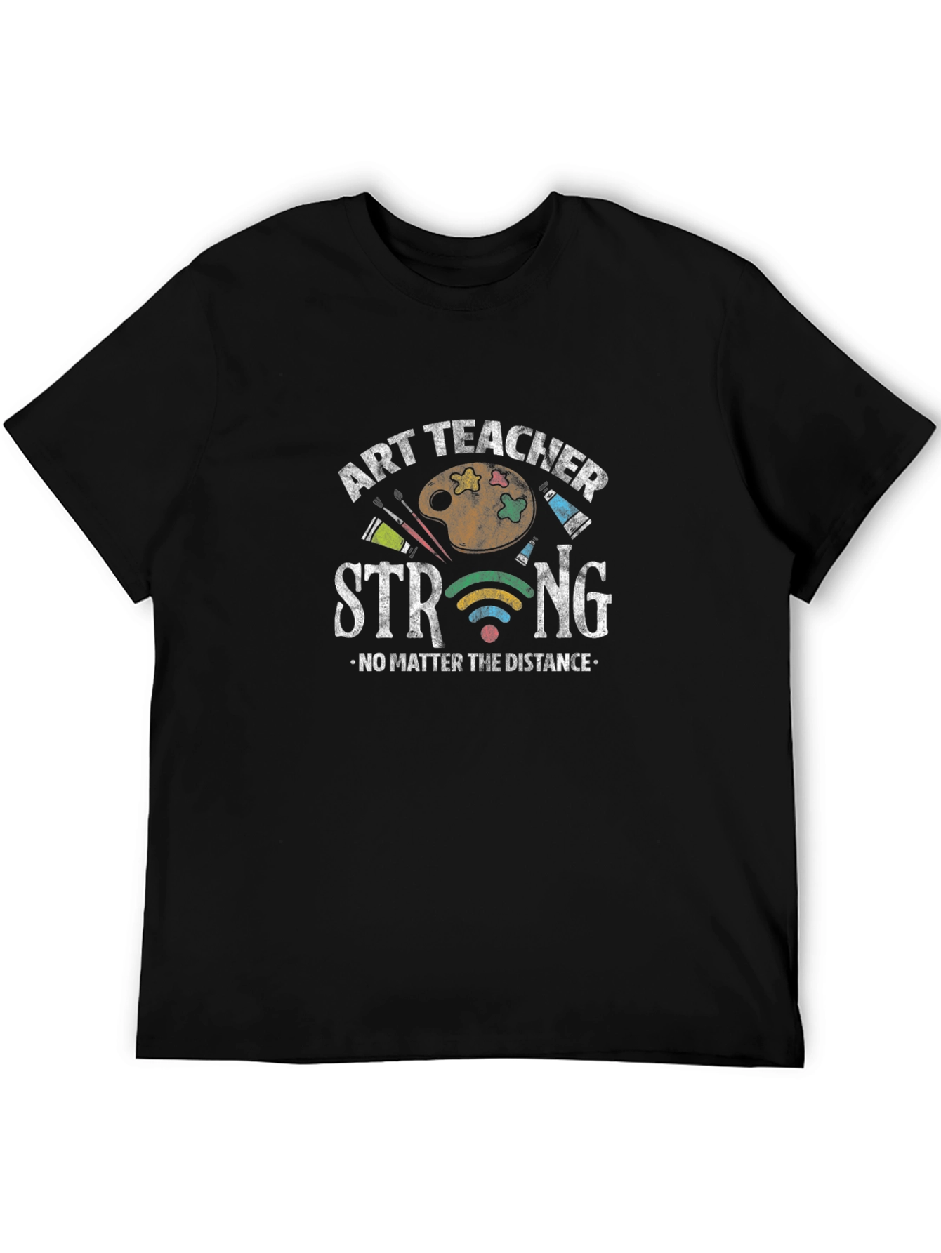 Camiseta Negra Art Teacher Strong