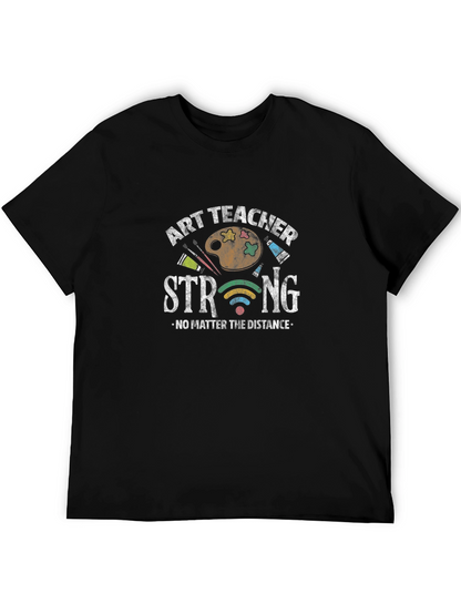 Camiseta Negra Art Teacher Strong