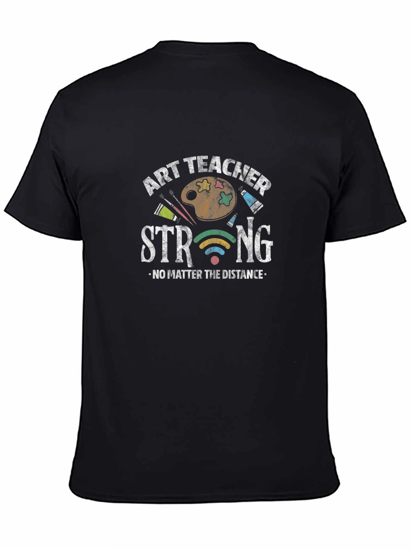 Camiseta Negra Art Teacher Strong