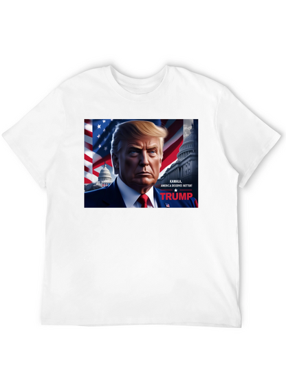 Camiseta Negra Trump: Kamala America Deserves Better!