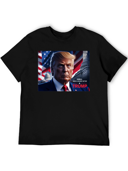 Camiseta Negra Trump: Kamala America Deserves Better!