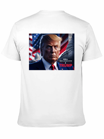 Camiseta Negra Trump: Kamala America Deserves Better!