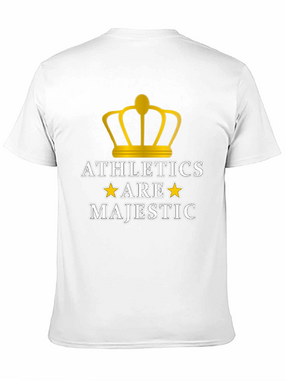 Camiseta Negra Athletics Are Majestic