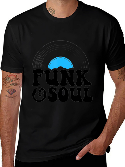 Camiseta Negra Retro Funk & Soul