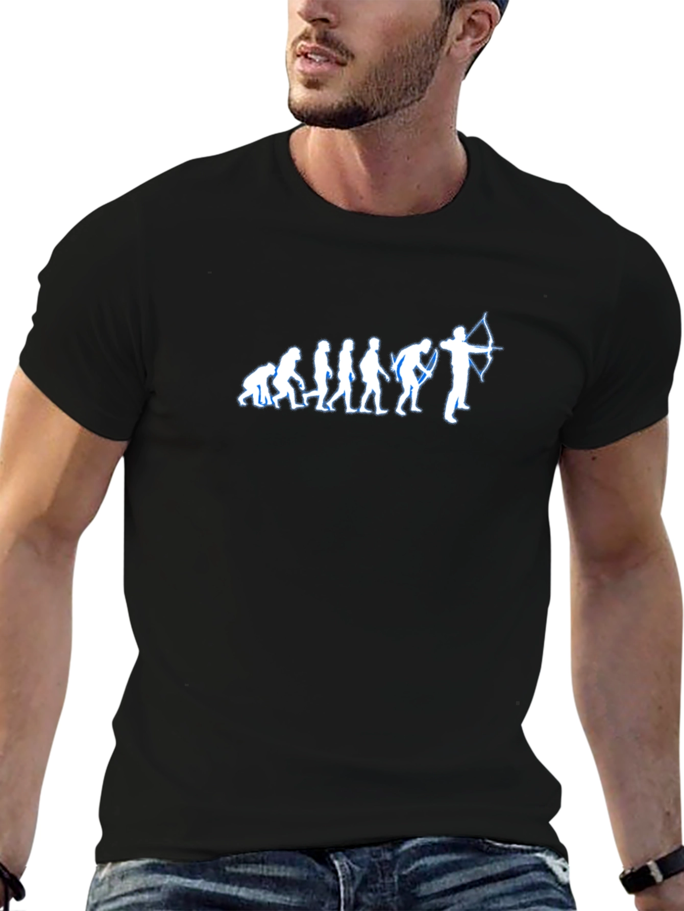 Camiseta Negra Evolución Arquero