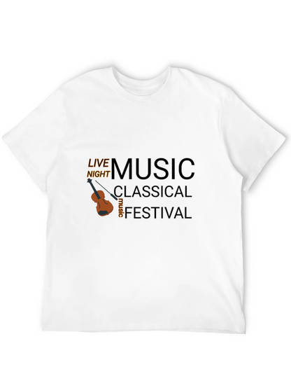 Camiseta Negra Música Clásica Festival
