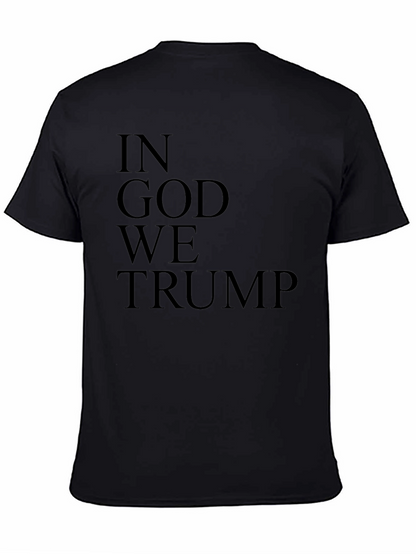 Camiseta Negra: In God We Trump