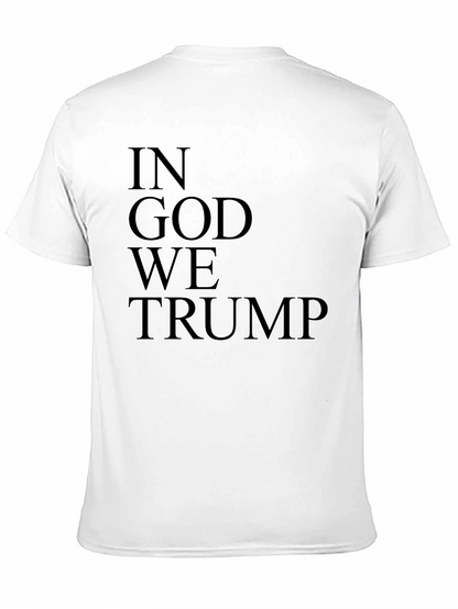 Camiseta Negra: In God We Trump