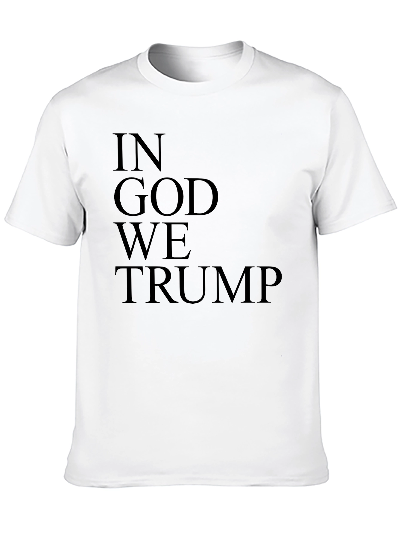 Camiseta Negra: In God We Trump