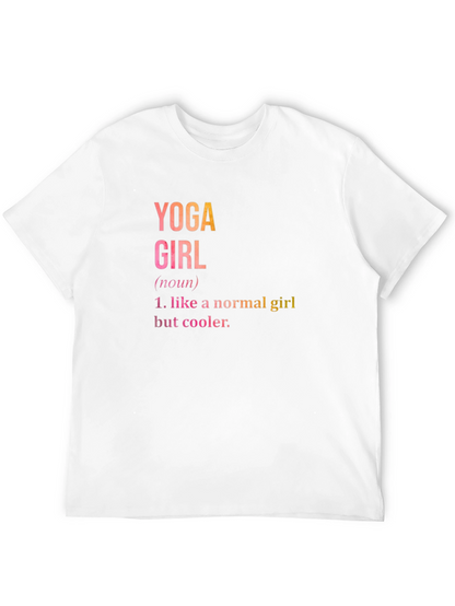 Camiseta Negra Yoga Girl: Comodidad y Estilo
