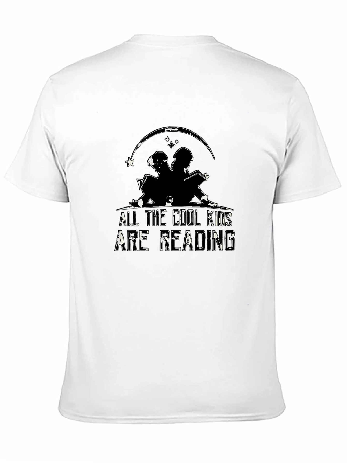 Camiseta Negra All the Cool Kids Are Reading
