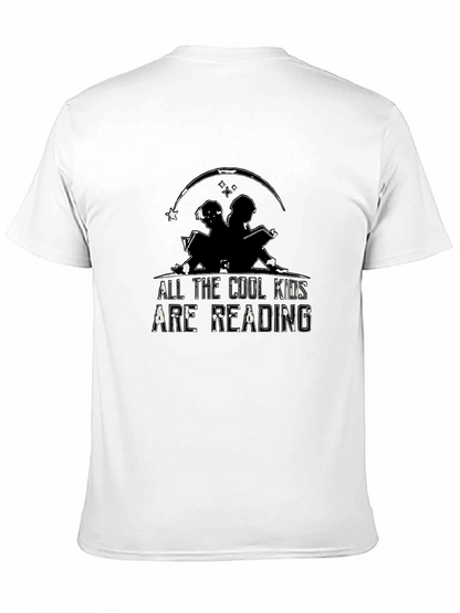 Camiseta Negra All the Cool Kids Are Reading