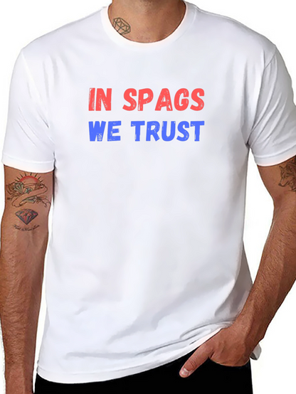 Camiseta Negra In Spags We Trust