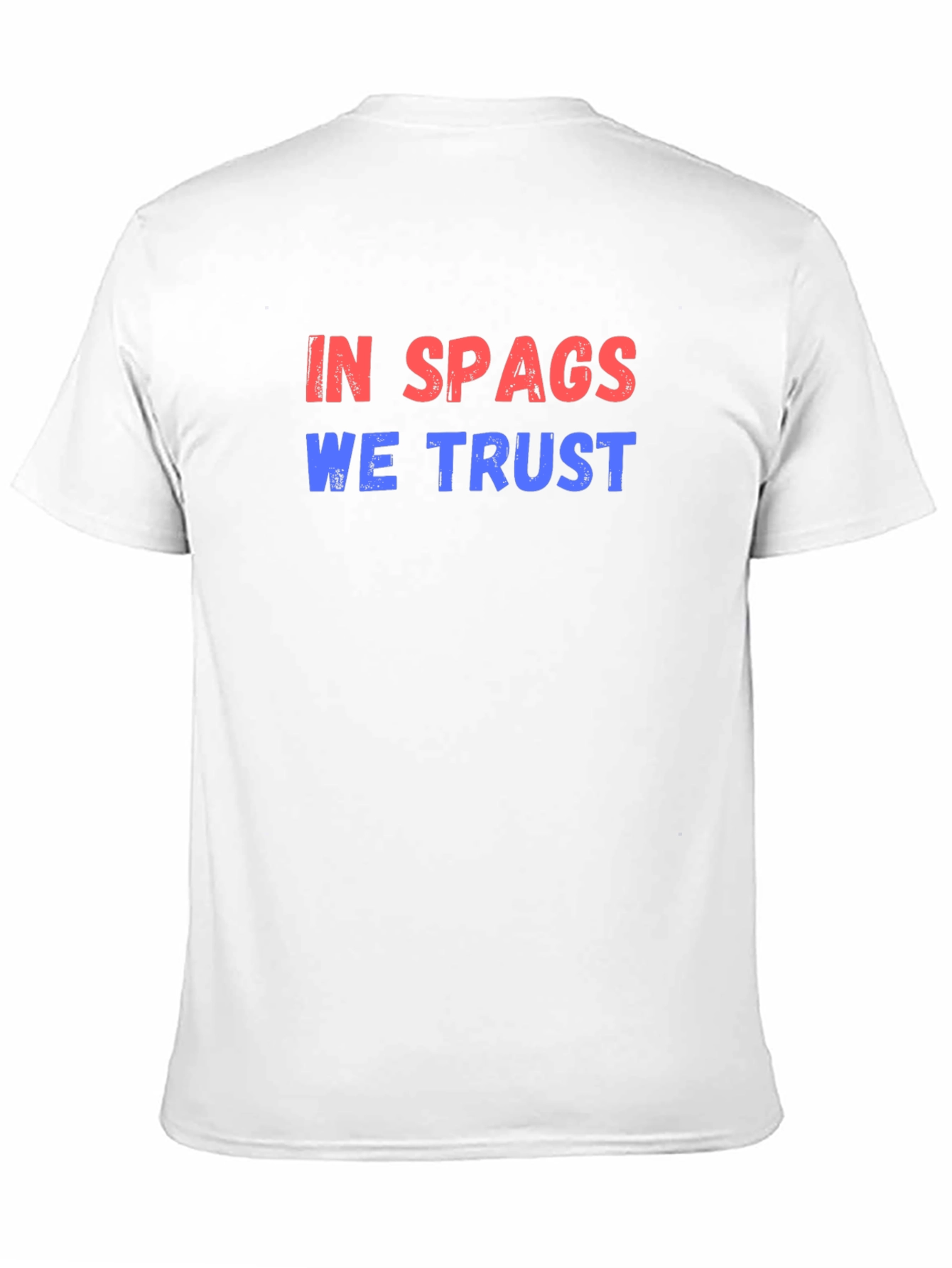 Camiseta Negra In Spags We Trust