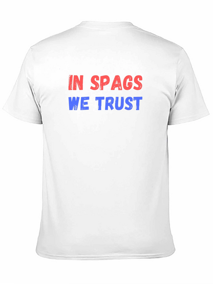 Camiseta Negra In Spags We Trust