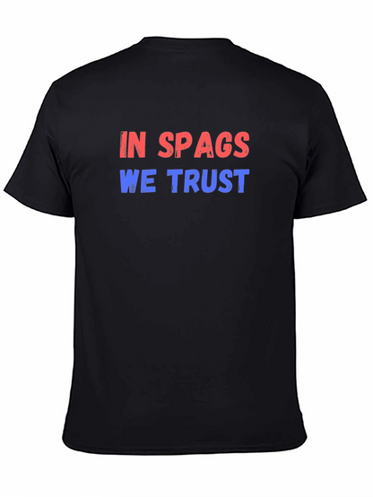 Camiseta Negra In Spags We Trust