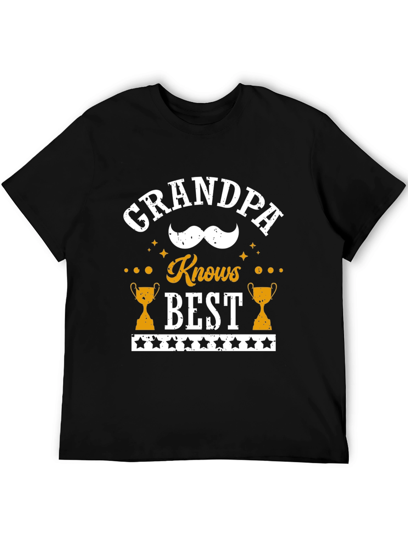 Camiseta Negra Grandpa Knows Best