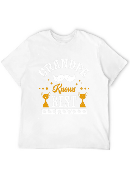 Camiseta Negra Grandpa Knows Best