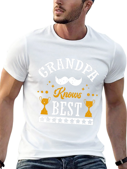 Camiseta Negra Grandpa Knows Best