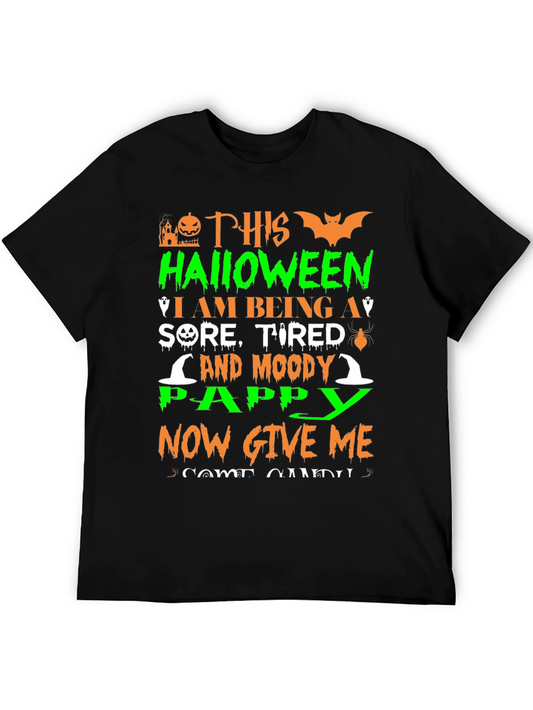 Camiseta Hombre Halloween Pappy - Sore Tired and Moody