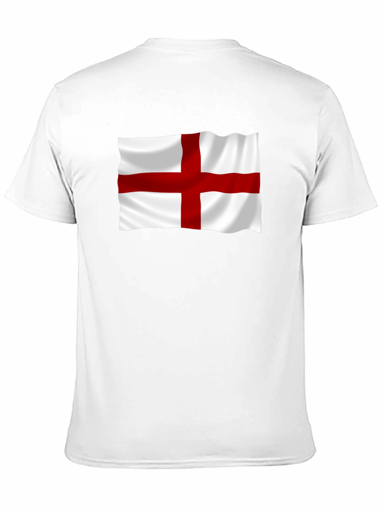 Camiseta Negra con Bandera de Inglaterra