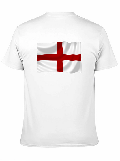 Camiseta Negra con Bandera de Inglaterra